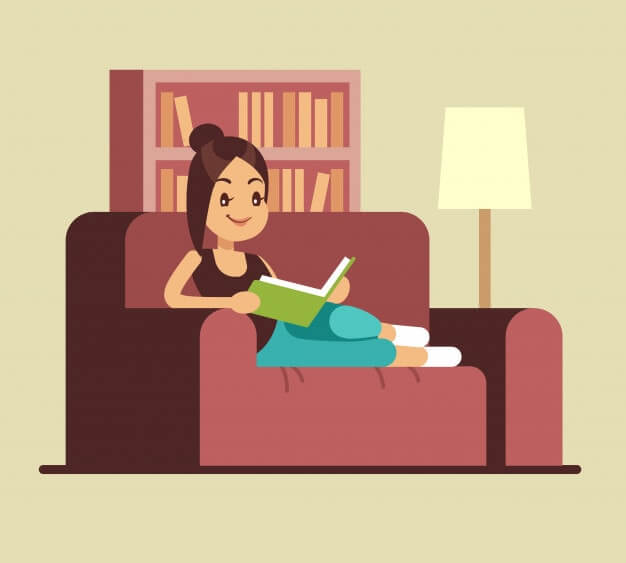 femme lire livre